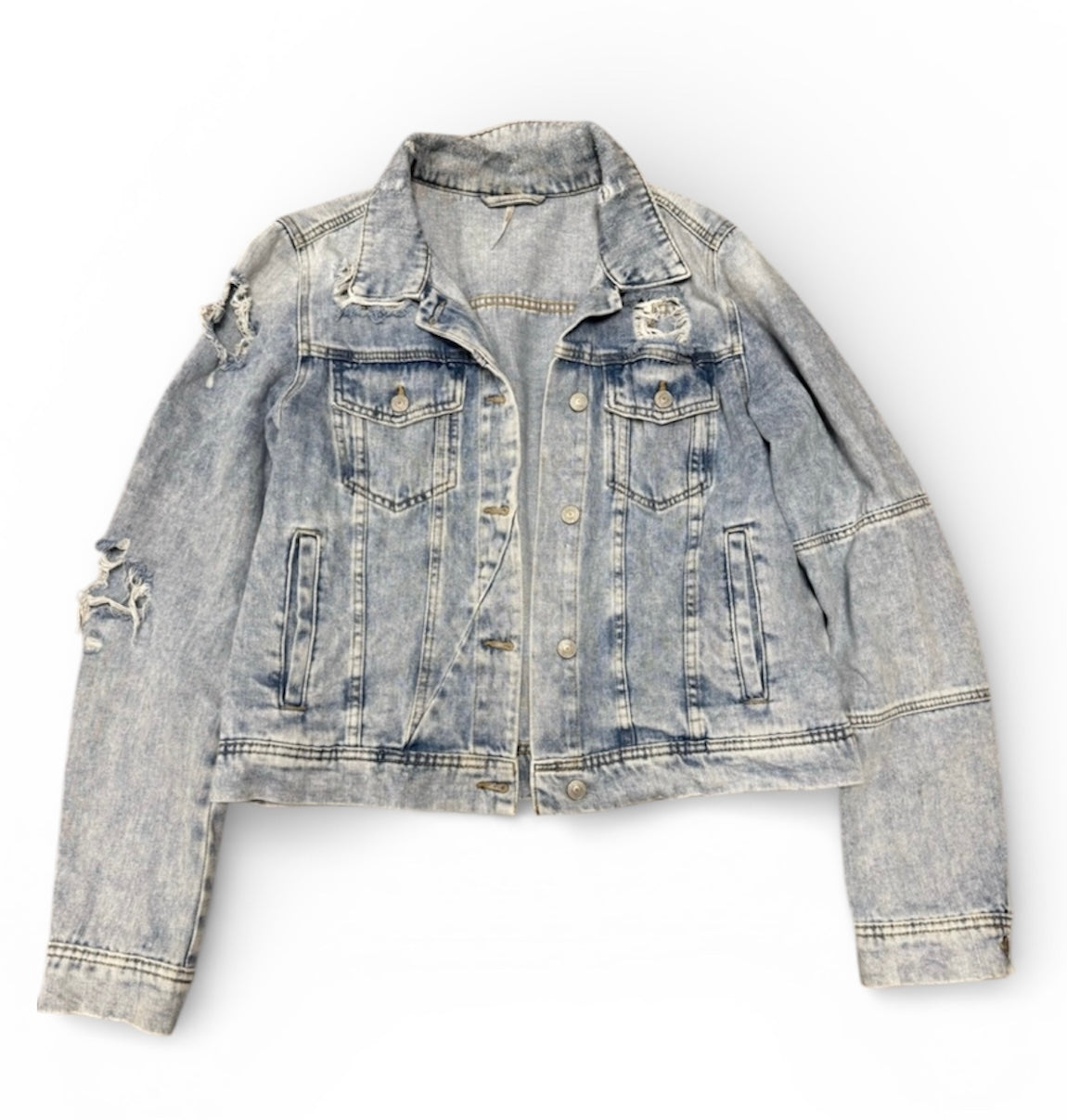 Free People Rumors Lightweight Jean Jacket