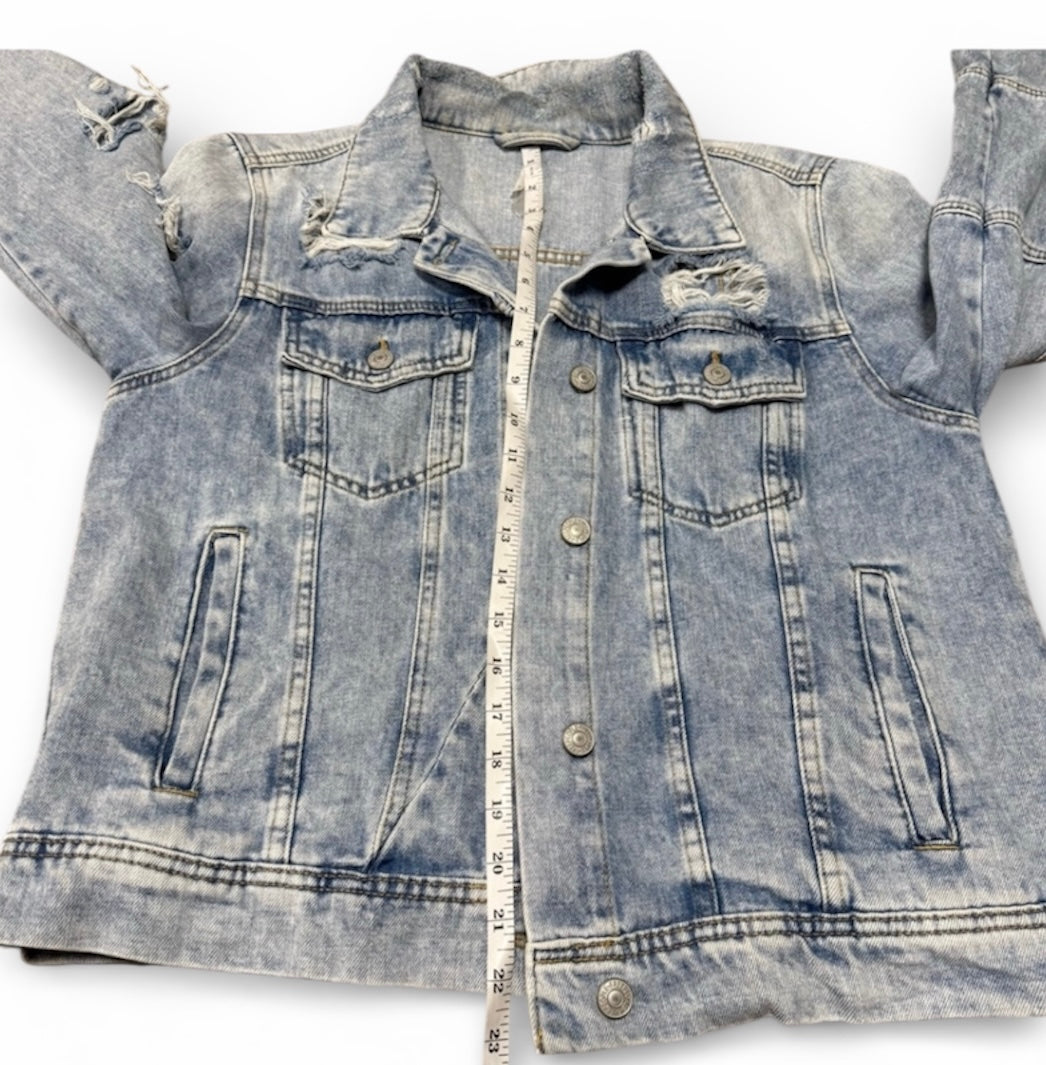 Free People Rumors Lightweight Jean Jacket