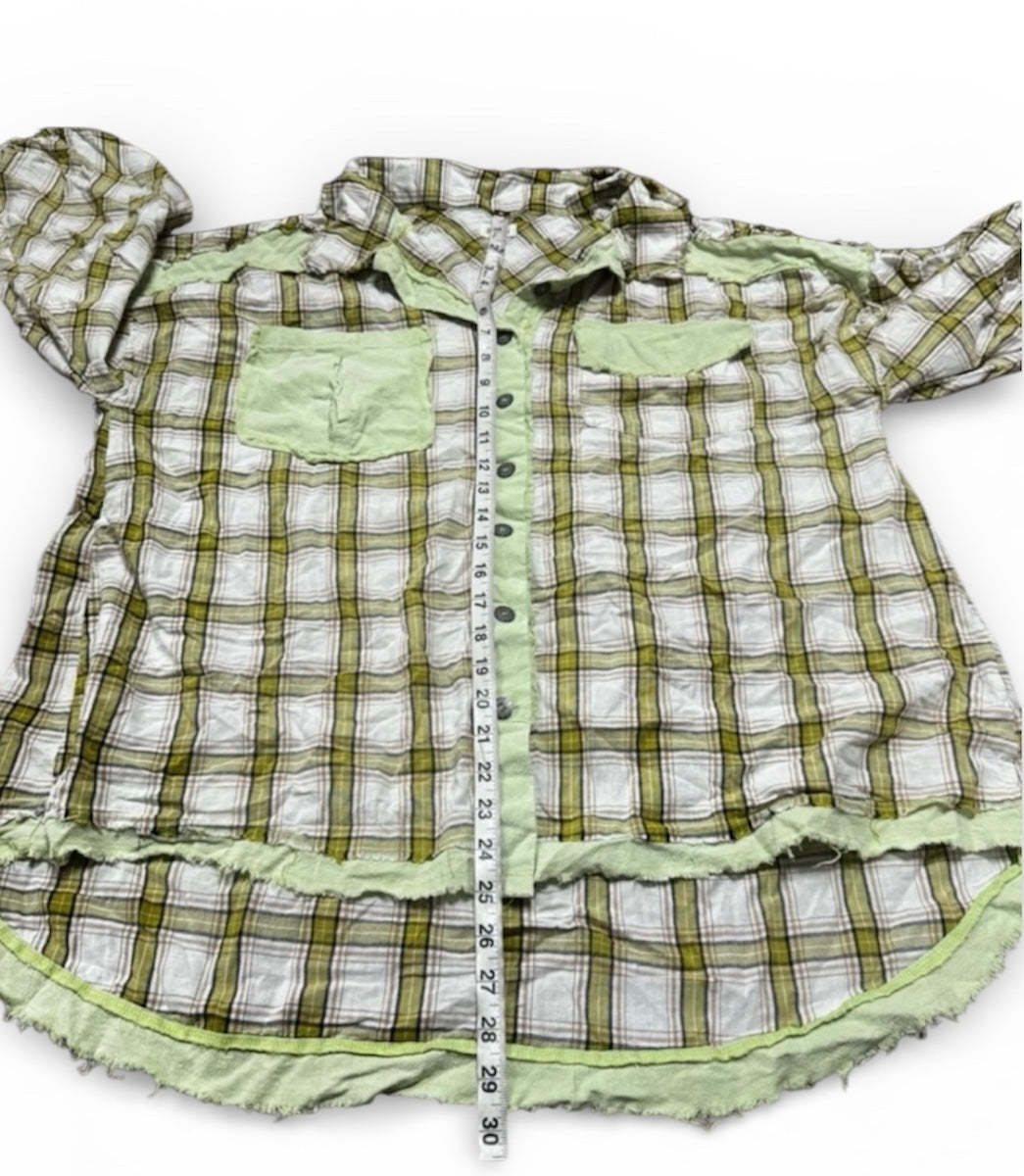 POL Cotton Plaid Shirt