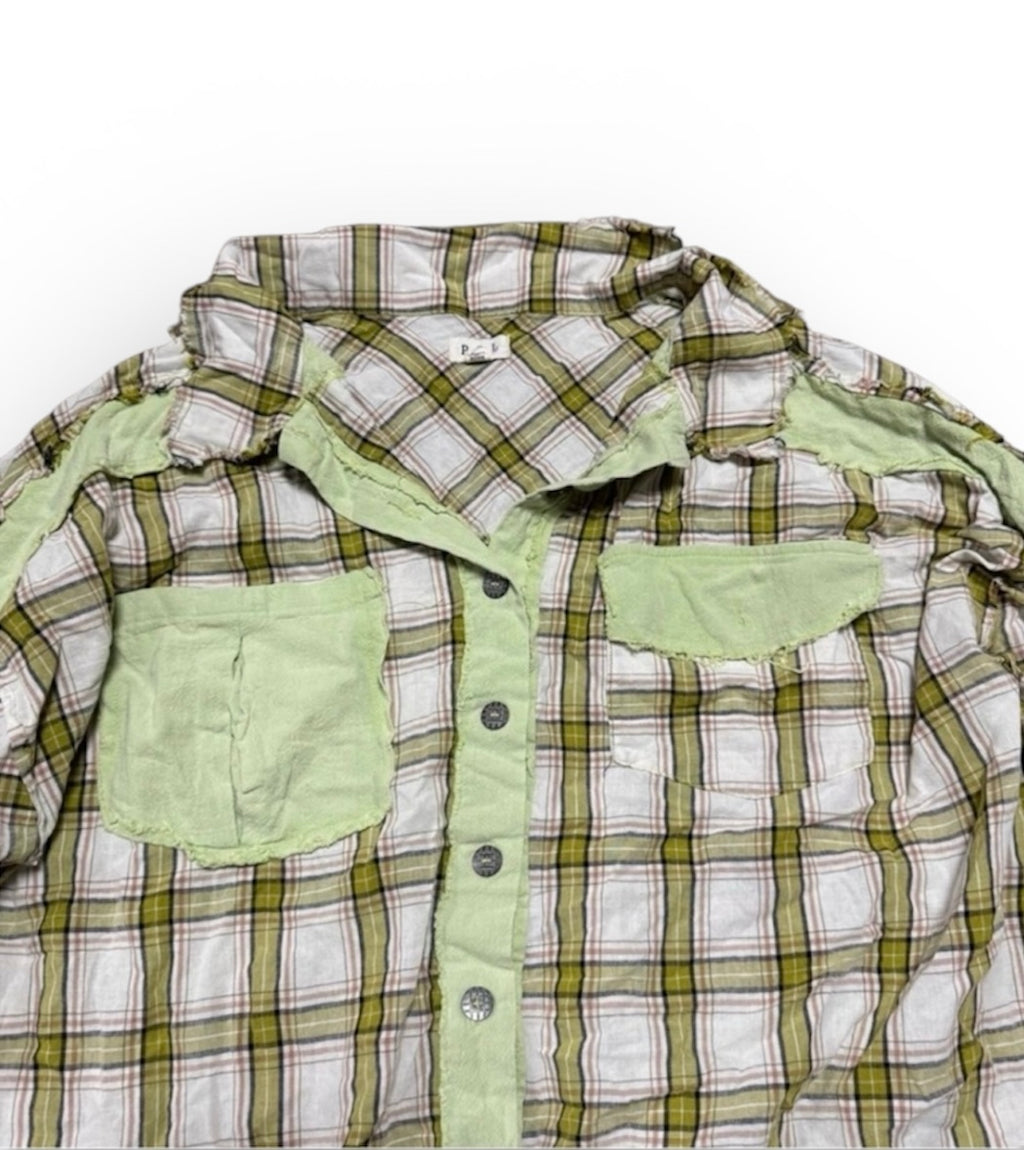 POL Cotton Plaid Shirt