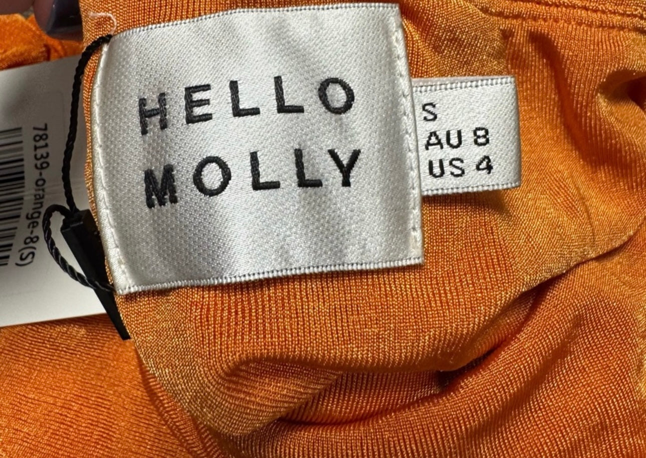 Hello Molly Scrunch Bodycon Dress NWT