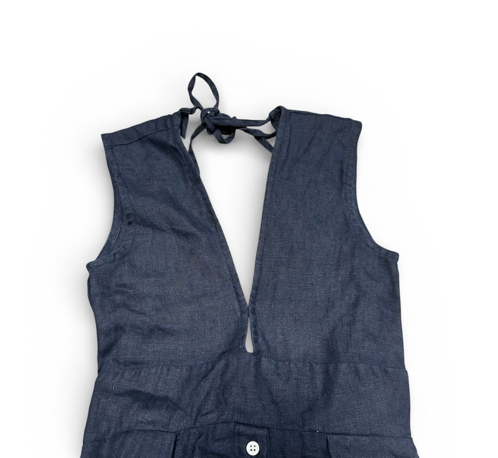 Faithful the Brand Le Rich 100% Linen Midi Dress