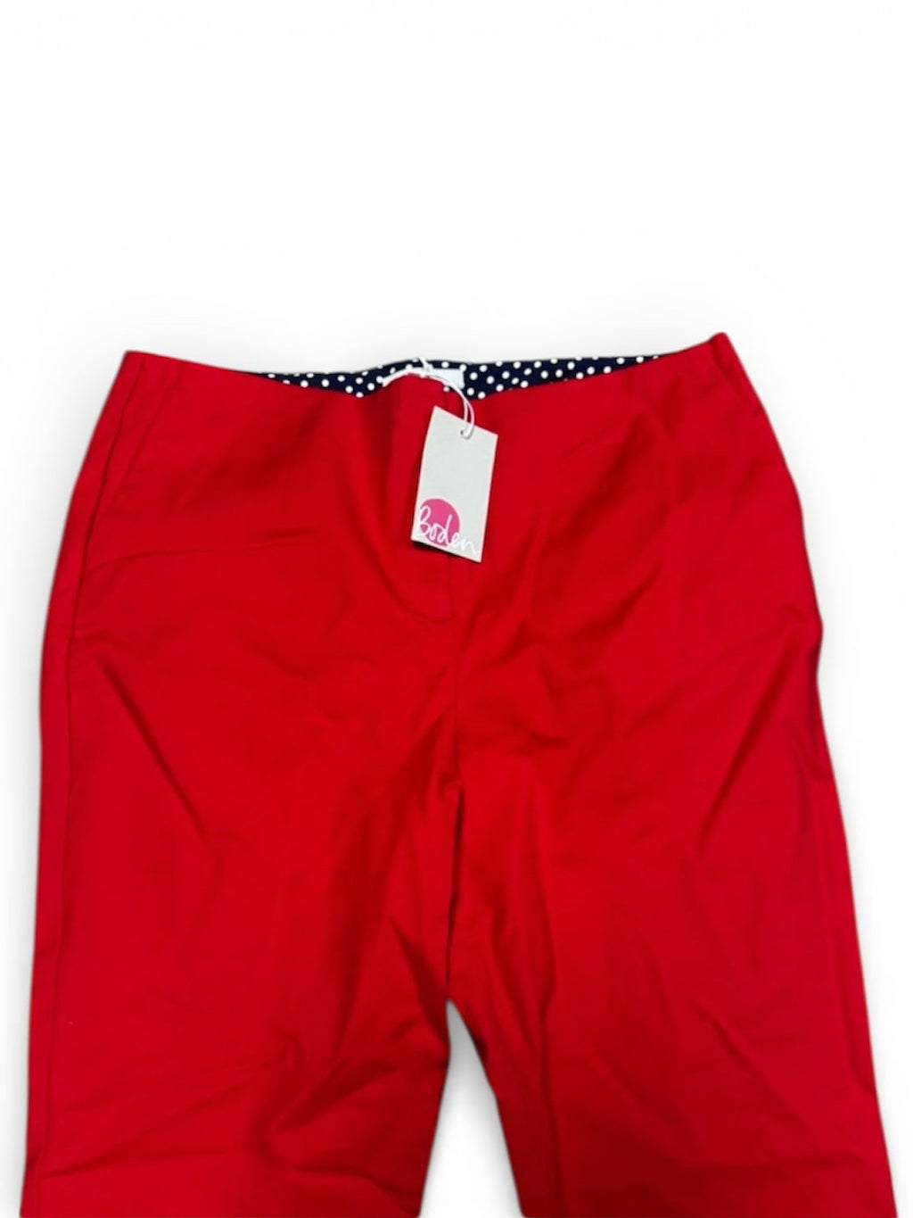 Boden Red Straight Leg Pants NWT
