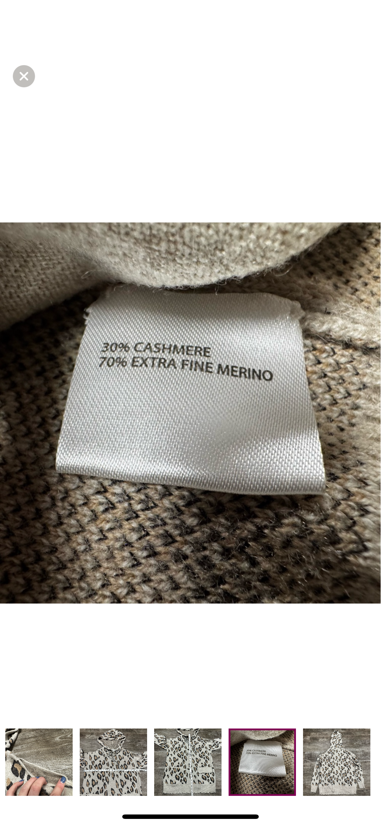 SOH Cashmere Blend Hooded Sweater