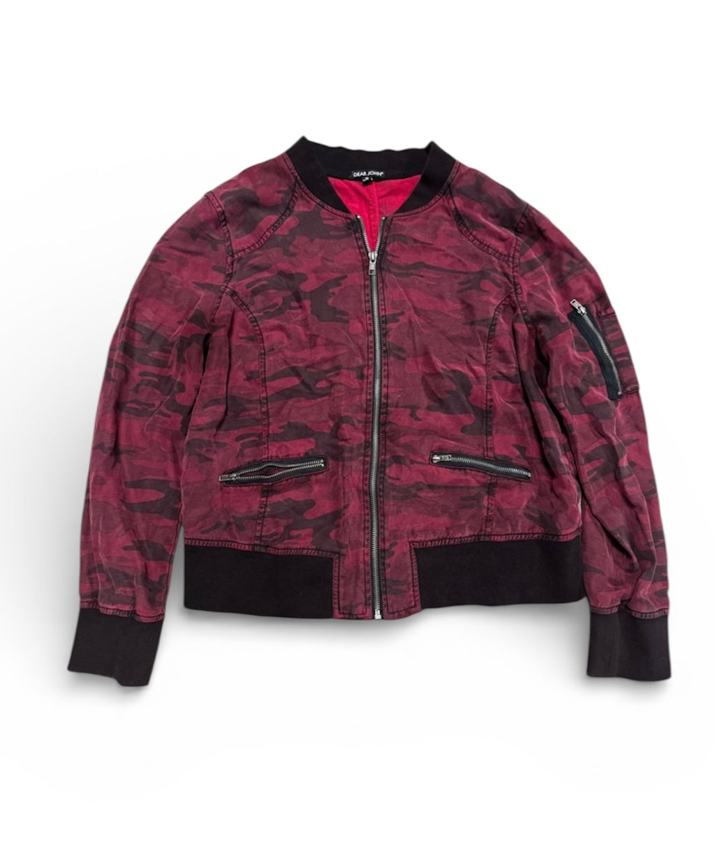 Dear John Camo Bomber Jacket