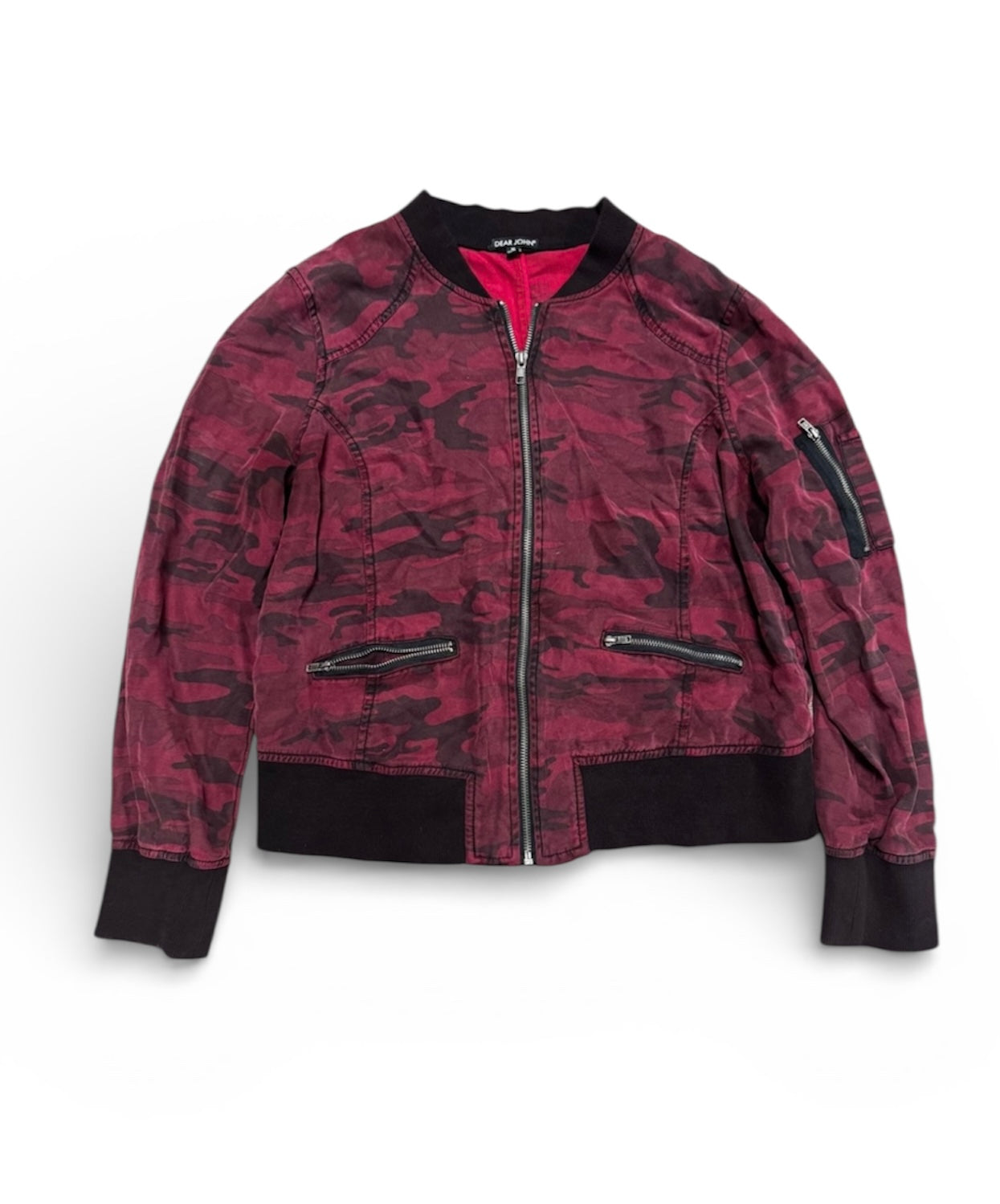 Dear John Camo Bomber Jacket