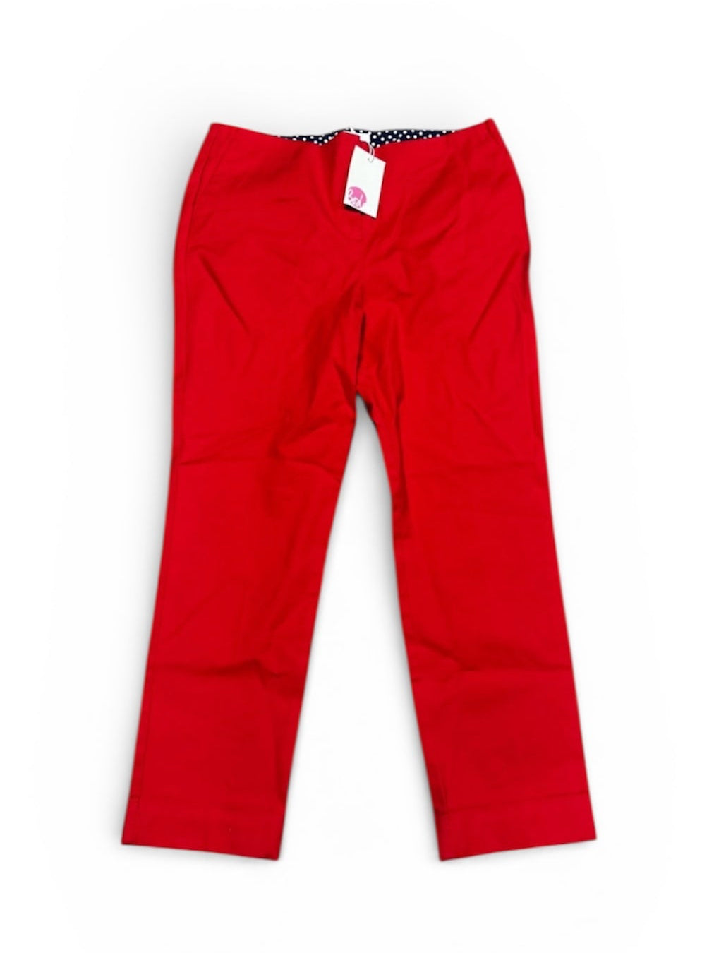 Boden Red Straight Leg Pants NWT