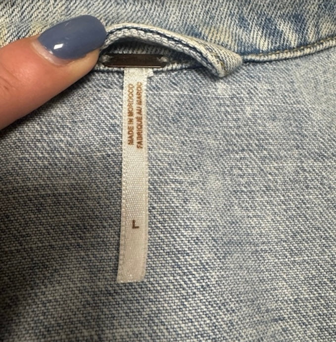 Free People Rumors Lightweight Jean Jacket