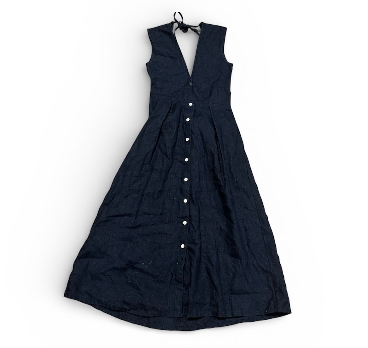 Faithful the Brand Le Rich 100% Linen Midi Dress