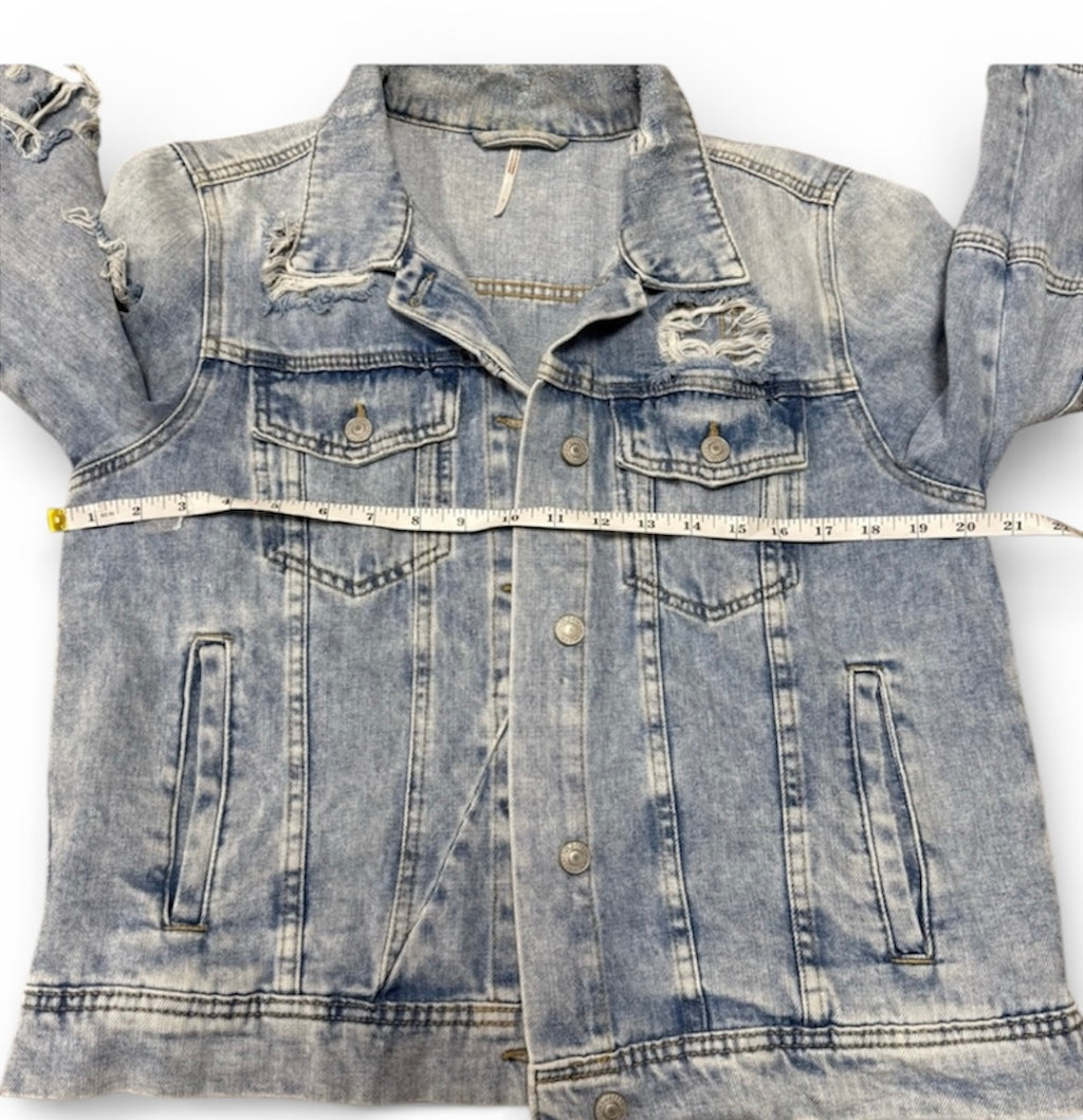 Free People Rumors Lightweight Jean Jacket