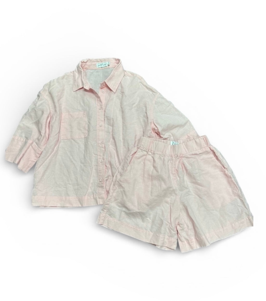 Petal & Pup Linen & Cotton Blend Set