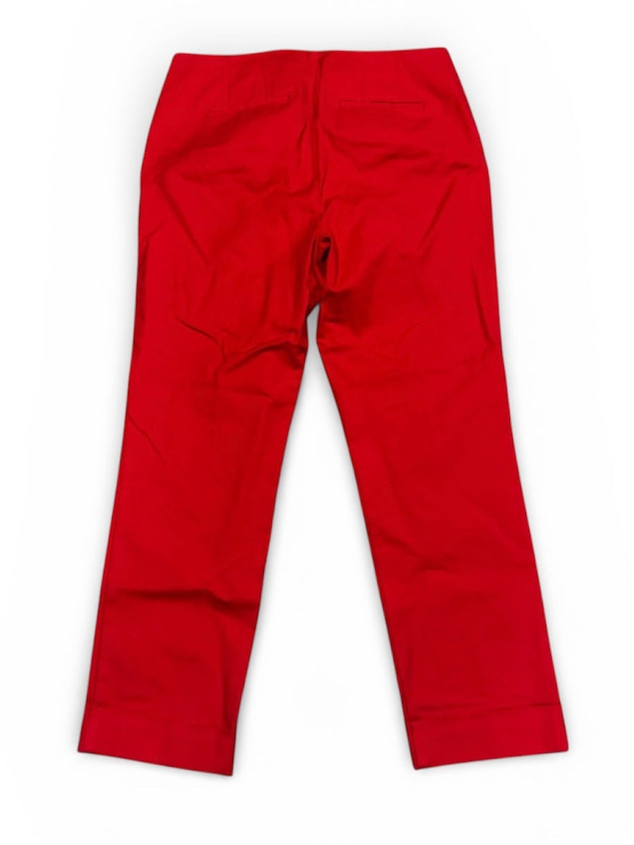 Boden Red Straight Leg Pants NWT
