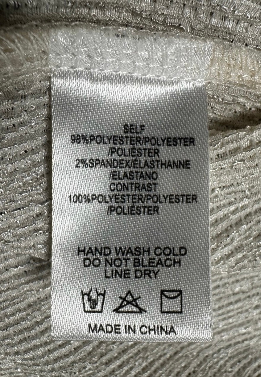 Sunday in Brooklyn by Anthropologie Ivory Puff Sleeve Shirt NWT